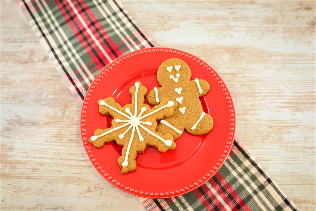 Soft, Chewy Gingerbread Cookies Made with Freshly Milled Flour
