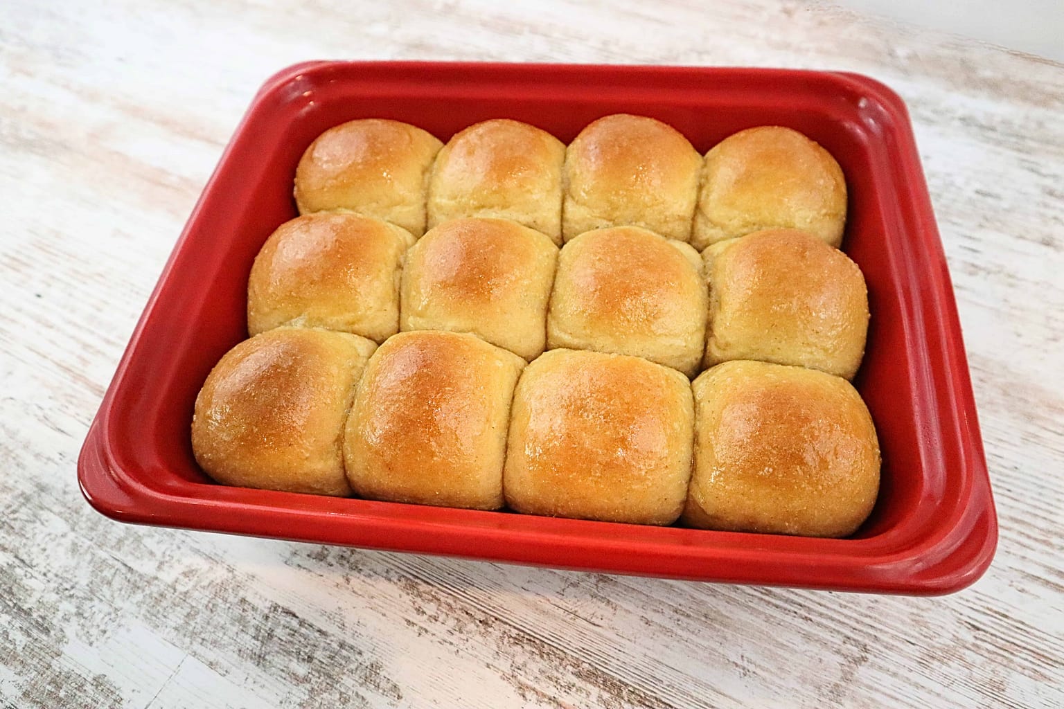 Soft Yeast Rolls Made with Fresh Milled Flour