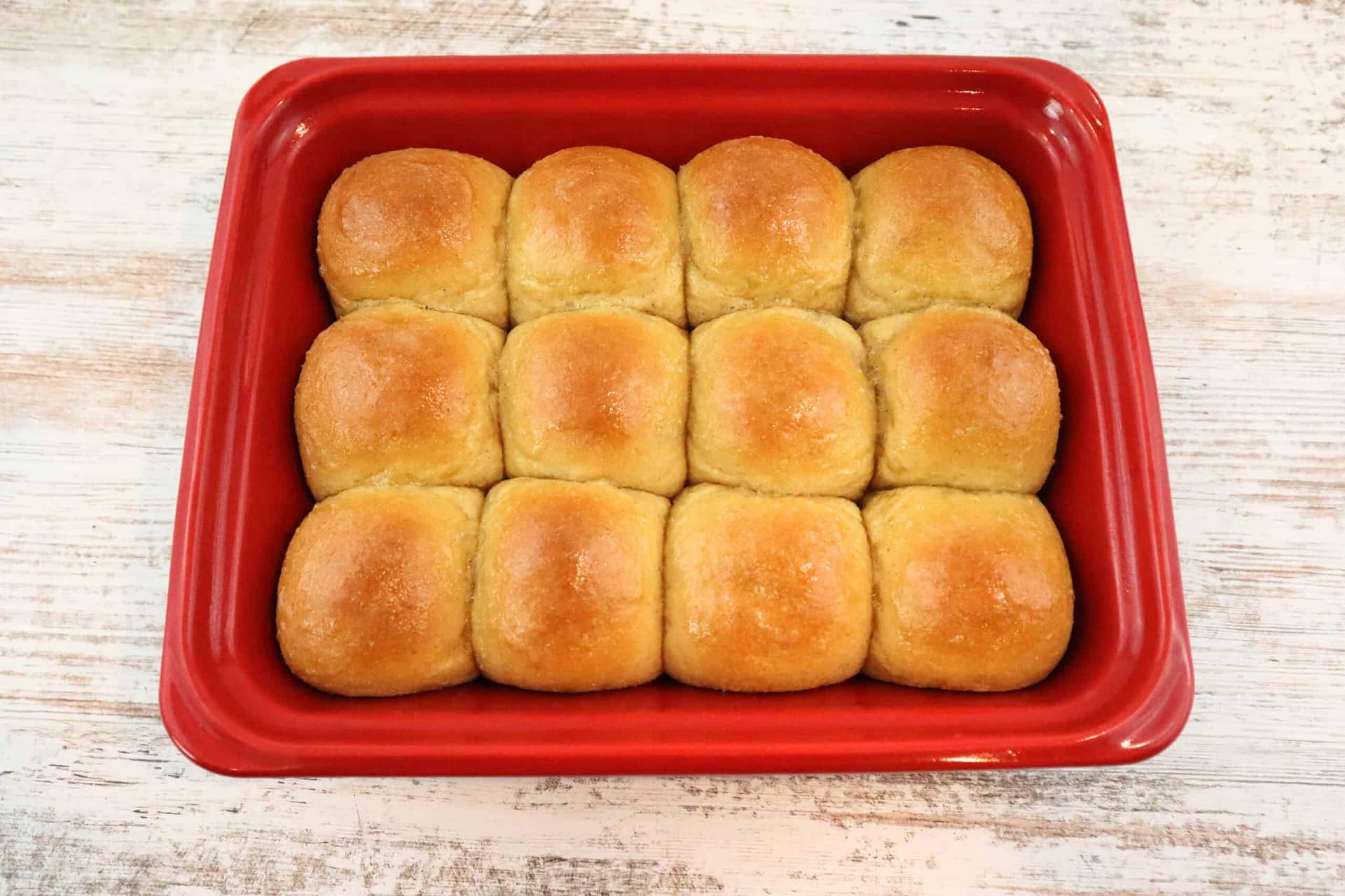 Soft yeast rolls made with fresh milled flour.