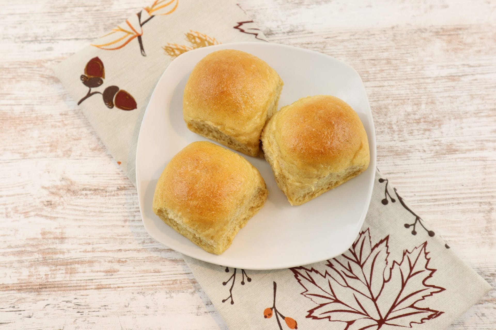 Yeast rolls made with fresh milled flour