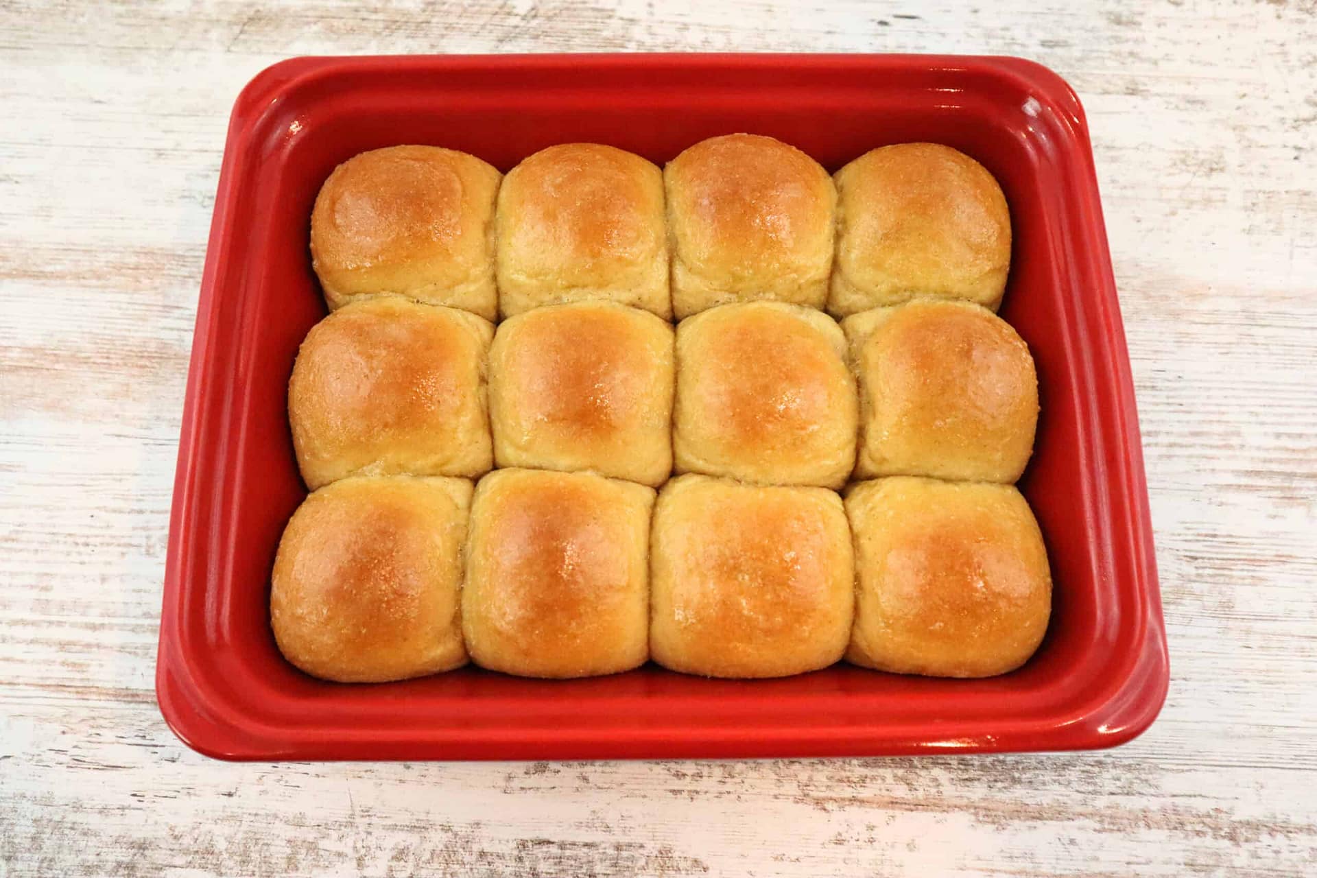 Soft yeast rolls made with fresh milled flour.