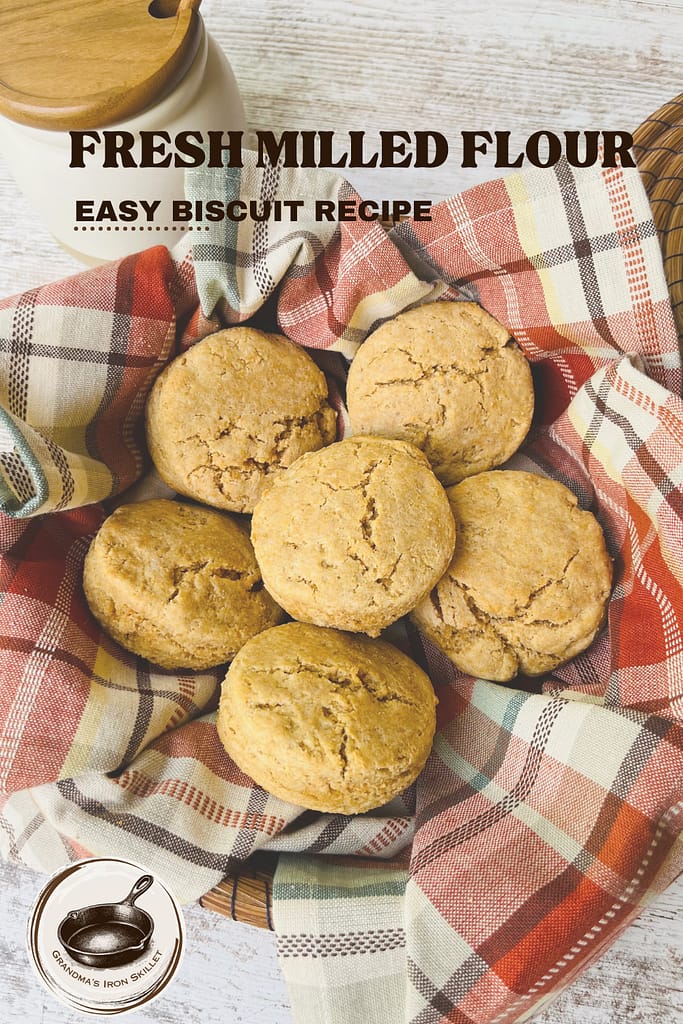Fresh Milled Flour Biscuit Recipe